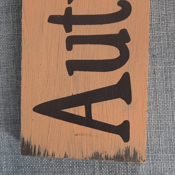 Solid Wood Shelf Sitter Sign Rustic Autumn Blessings Thanksgiving Fall Harvest - Picture 3 of 4